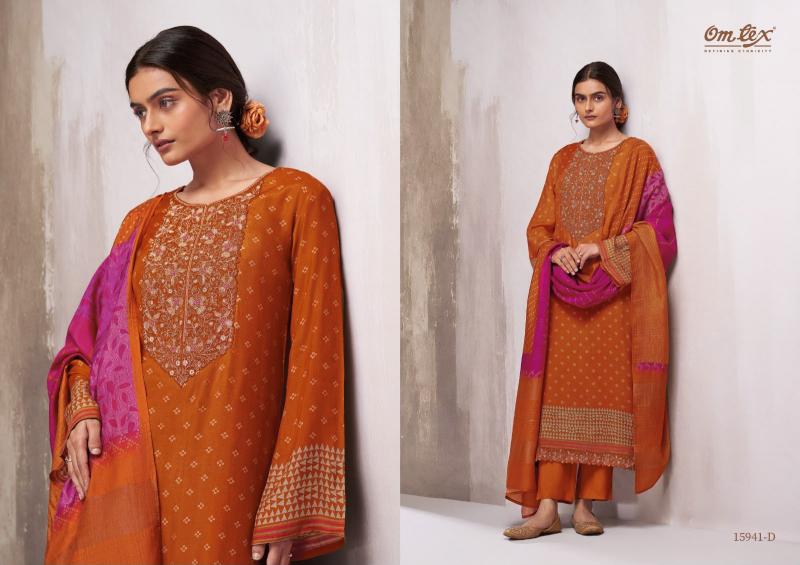Omtex ginevra dress material wholesale in rajkot